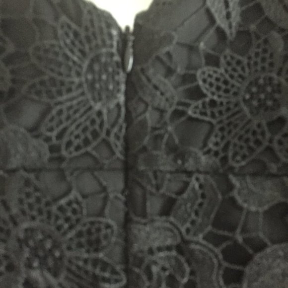 NICOLE MILLER LACE SHEER HEM GOWN Size 2 - Picture 10 of 16